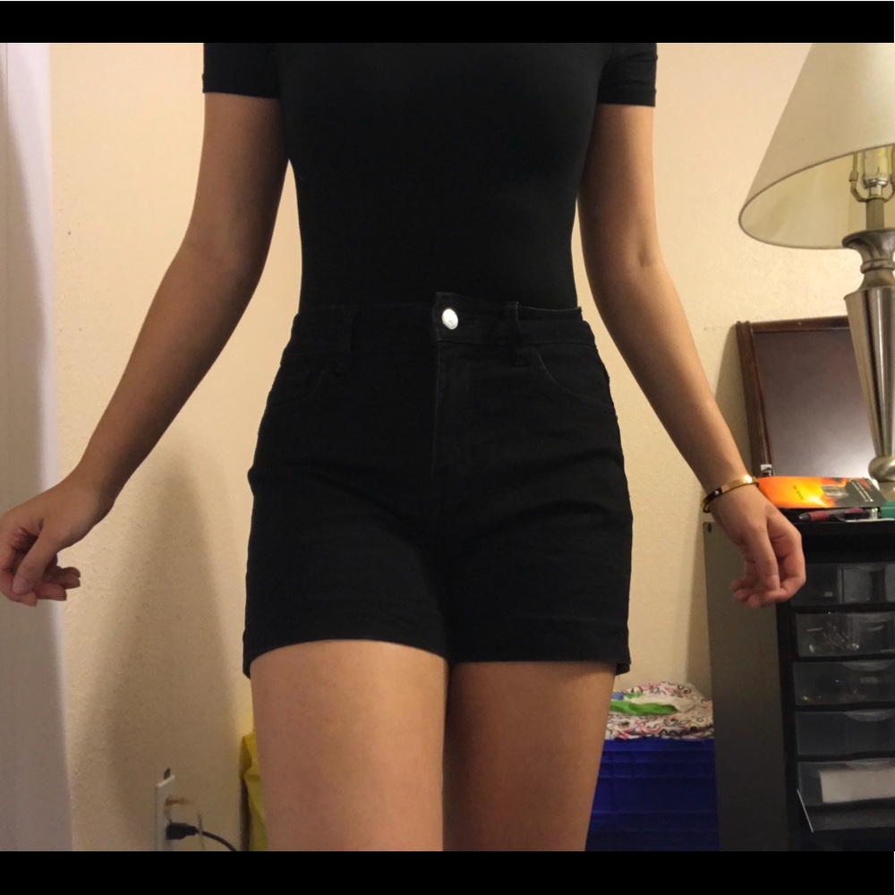 Black shorts